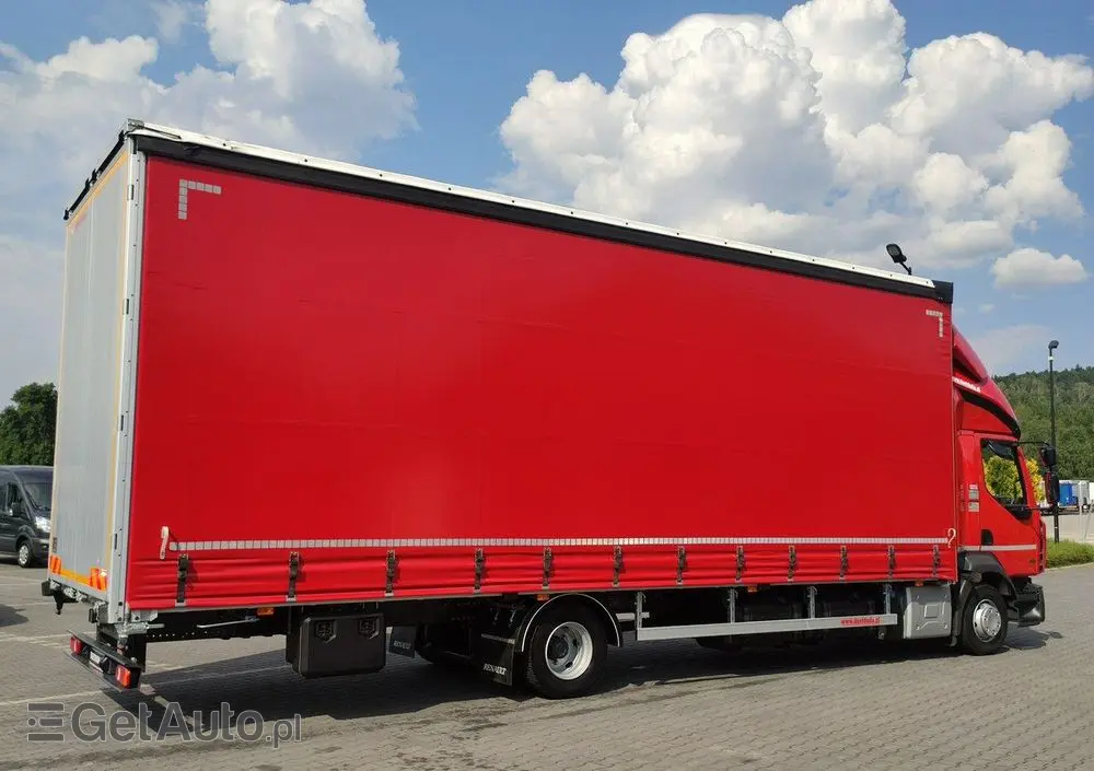 RENAULT D12.240 E6 Firana Tył Drzwi  Dach Zsuwany Długa 830cm 