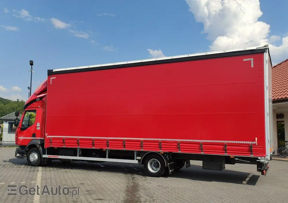 RENAULT D12.240 E6 Firana Tył Drzwi  Dach Zsuwany Długa 830cm 