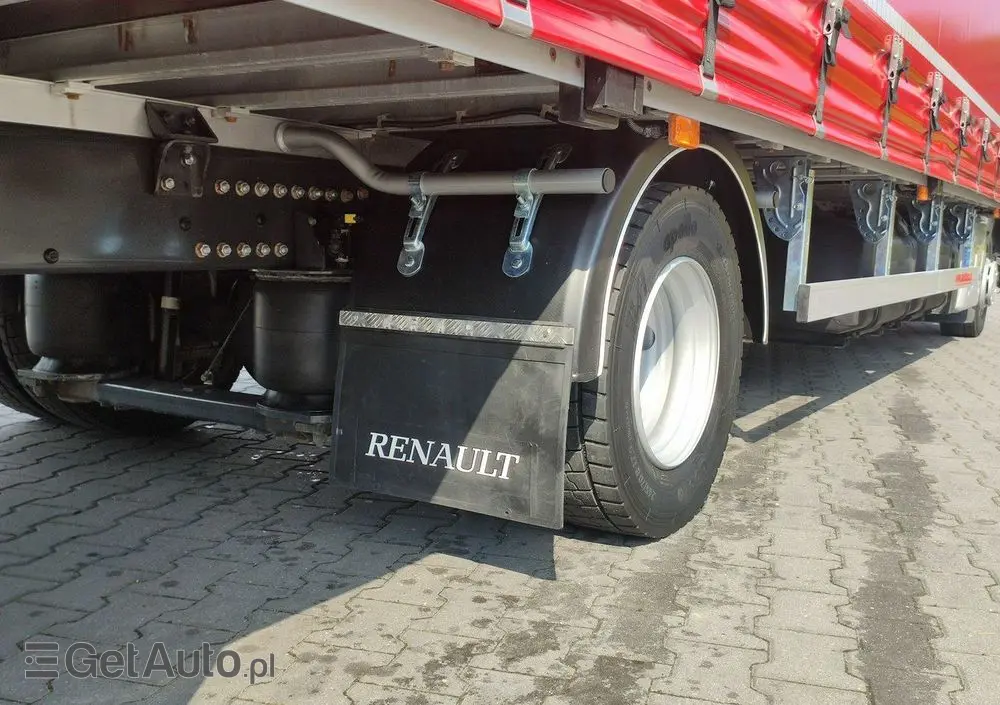 RENAULT D12.240 E6 Firana Tył Drzwi  Dach Zsuwany Długa 830cm 