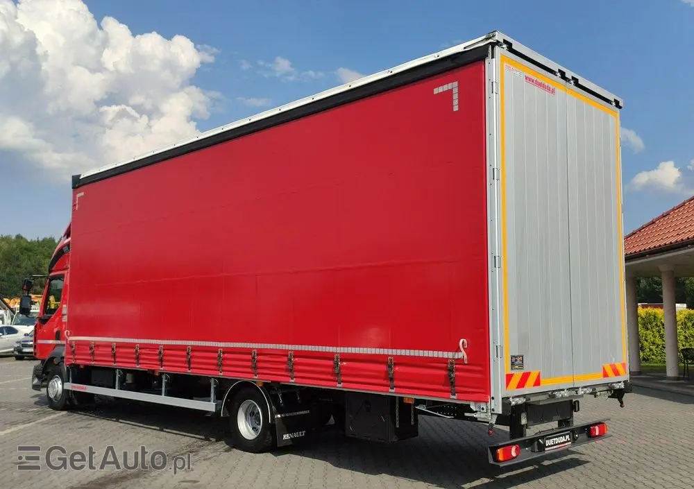 RENAULT D12.240 E6 Firana Tył Drzwi  Dach Zsuwany Długa 830cm 