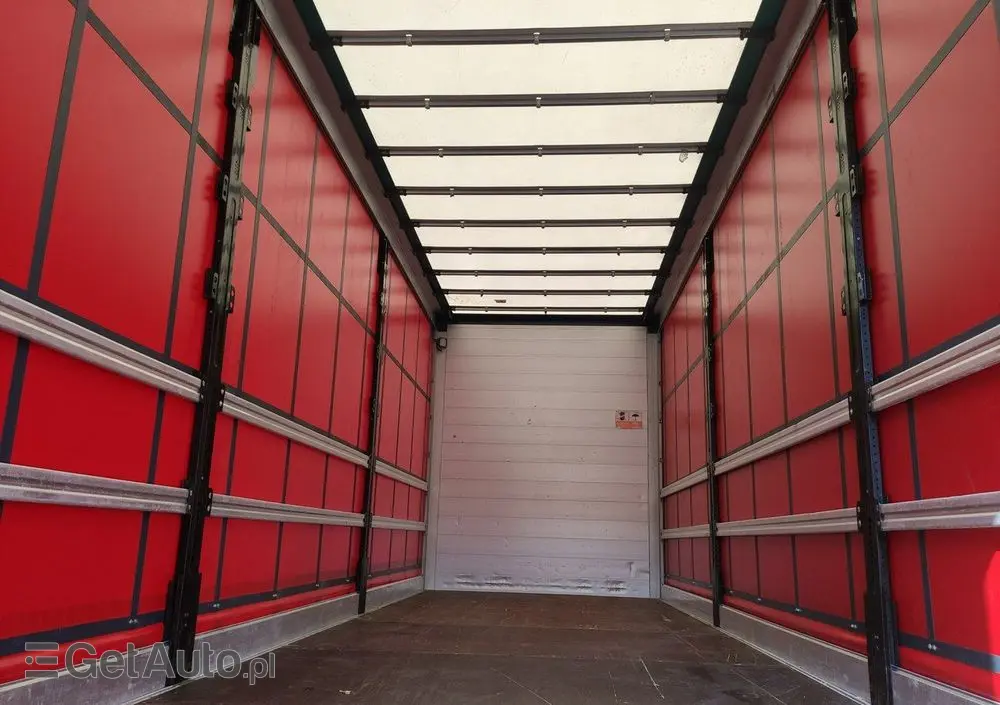 RENAULT D12.240 E6 Firana Tył Drzwi  Dach Zsuwany Długa 830cm 