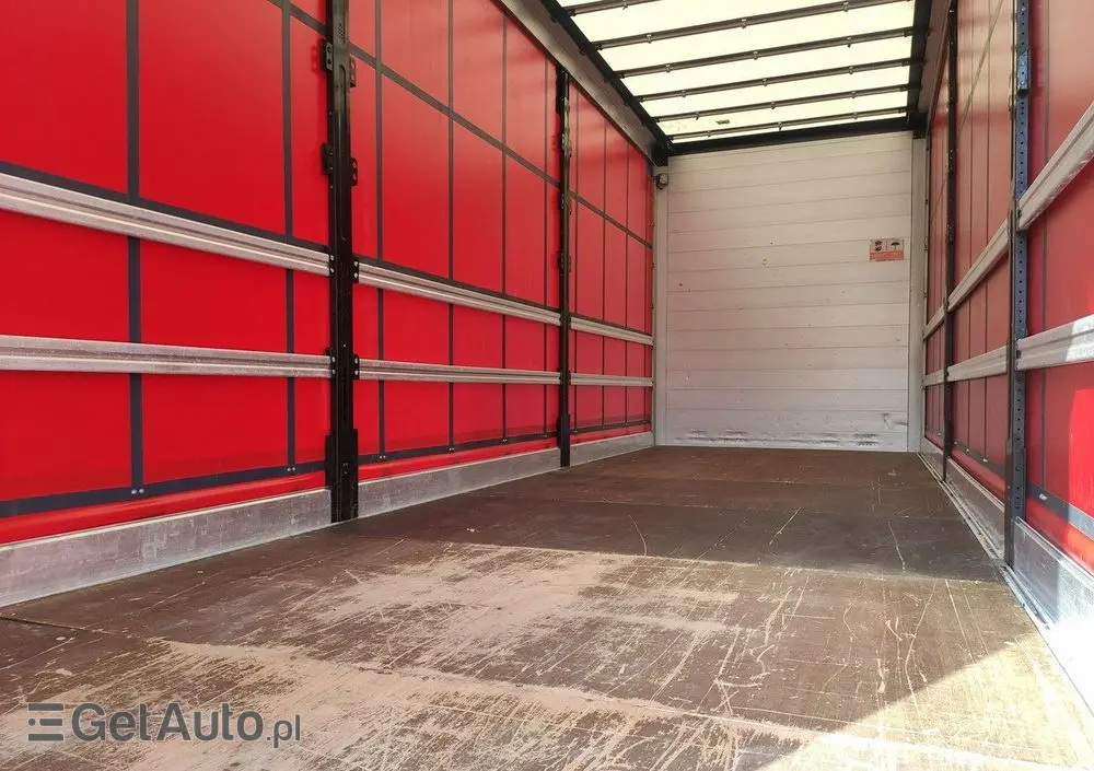 RENAULT D12.240 E6 Firana Tył Drzwi  Dach Zsuwany Długa 830cm 