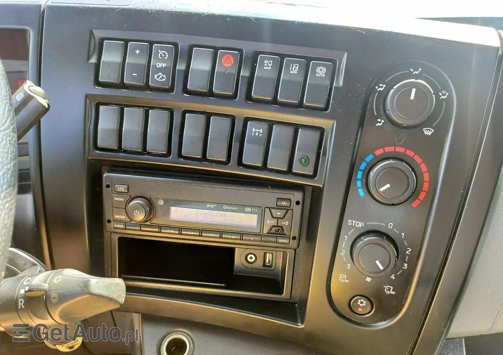 RENAULT D12.240 E6 Firana Tył Drzwi  Dach Zsuwany Długa 830cm 