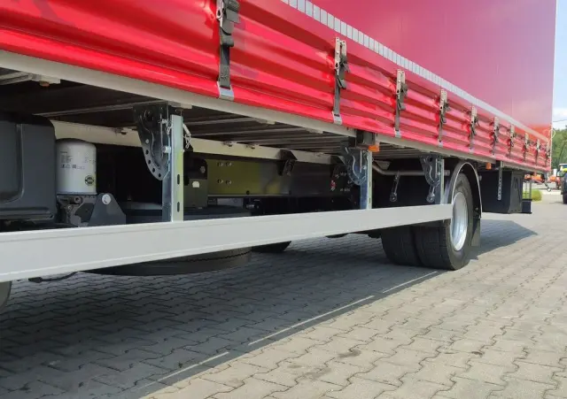 RENAULT D12.240 E6 Firana Tył Drzwi  Dach Zsuwany Długa 830cm 