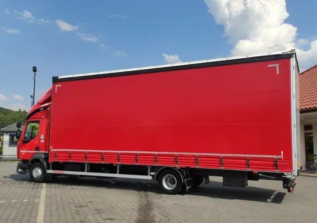 RENAULT D12.240 E6 Firana Tył Drzwi  Dach Zsuwany Długa 830cm 