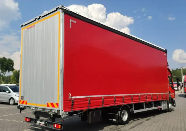 RENAULT D12.240 E6 Firana Tył Drzwi  Dach Zsuwany Długa 830cm 