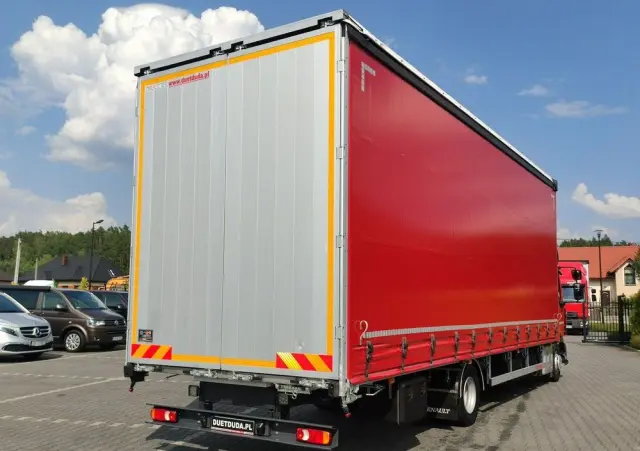 RENAULT D12.240 E6 Firana Tył Drzwi  Dach Zsuwany Długa 830cm 