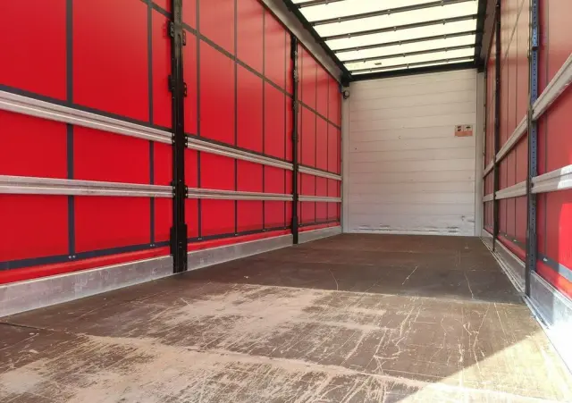 RENAULT D12.240 E6 Firana Tył Drzwi  Dach Zsuwany Długa 830cm 