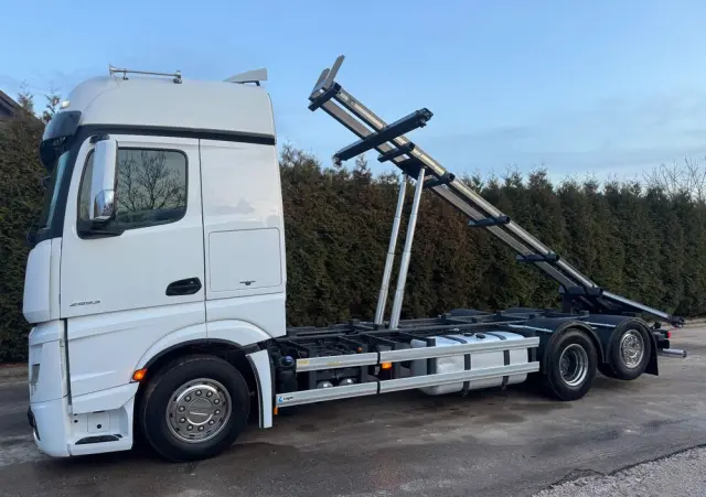 MERCEDES-BENZ ACTROS / 2553 / ACC / E 6 / MP 5 /TIPPER, BDF ,WYWROT / RETARDER/ GIGA SPACE/Niski Przebieg 366 Tys Km! ASO 