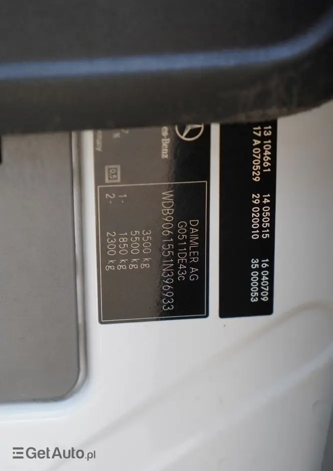 MERCEDES-BENZ 511 CDI / KONTENER / WINDA DHOLLANDIA / BLIŹNIAK / SPROWADZONY 