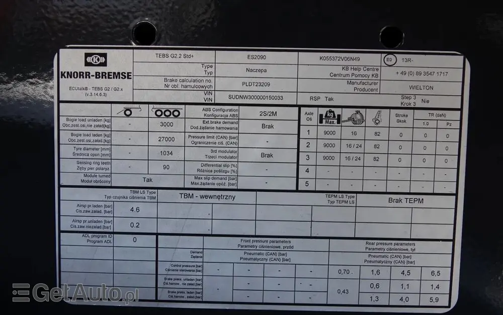 WIELTON WYWROTKA ALUMINIOWA 36 M3 / KLAPA / FABRYCZNIE NOWA 2025 ROK / PODŁOGA 7MM / OŚ PODNOSZONA / DOSTĘPNA OD RĘKI 