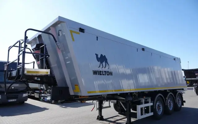 WIELTON WYWROTKA ALUMINIOWA 36 M3 / KLAPA / FABRYCZNIE NOWA 2025 ROK / PODŁOGA 7MM / OŚ PODNOSZONA / DOSTĘPNA OD RĘKI 