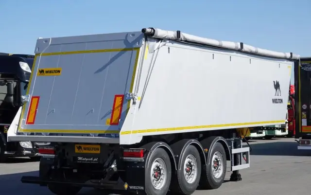 WIELTON WYWROTKA ALUMINIOWA 36 M3 / KLAPA / FABRYCZNIE NOWA 2025 ROK / PODŁOGA 7MM / OŚ PODNOSZONA / DOSTĘPNA OD RĘKI 