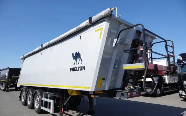 WIELTON WYWROTKA ALUMINIOWA 36 M3 / KLAPA / FABRYCZNIE NOWA 2025 ROK / PODŁOGA 7MM / OŚ PODNOSZONA / DOSTĘPNA OD RĘKI 