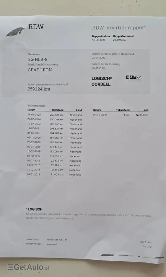 SEAT Leon 1.6 Reference