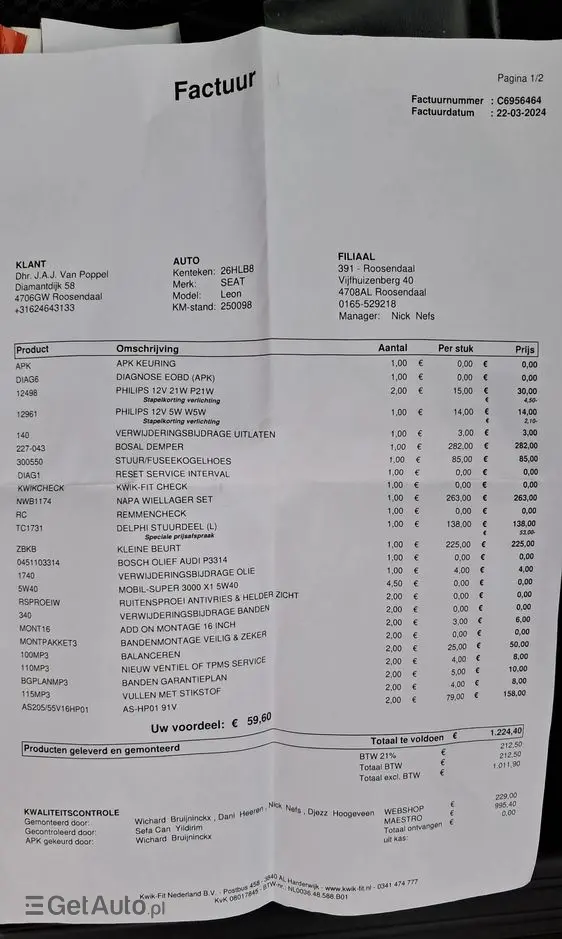 SEAT Leon 1.6 Reference