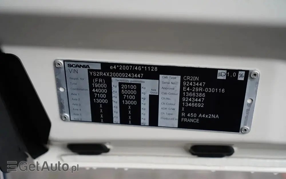 SCANIA R 450 / RETARDER / NISKA KABINA / 