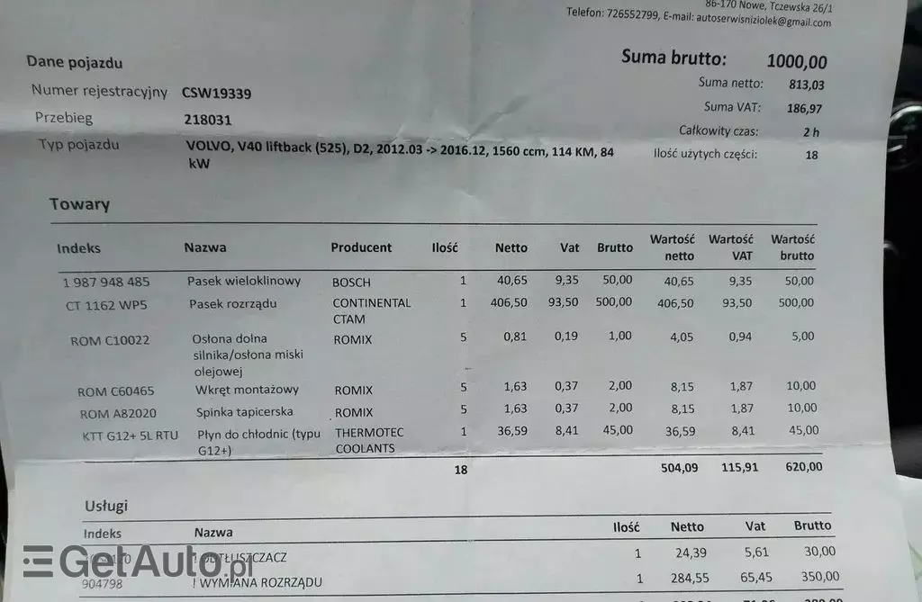 VOLVO V40 Cross Country 