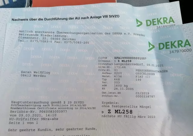 FIAT Punto 1.4 16V Dynamic