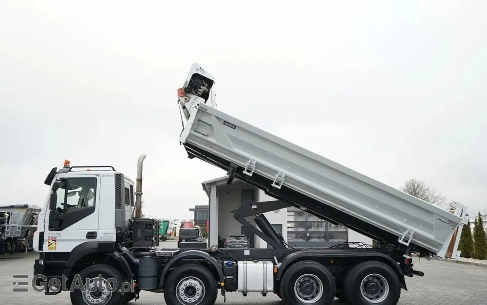 IVECO TRAKKER 450 / 8x4 / WYWROTKA / HYDROBURTA / BORDMATIC / EURO 6 / 