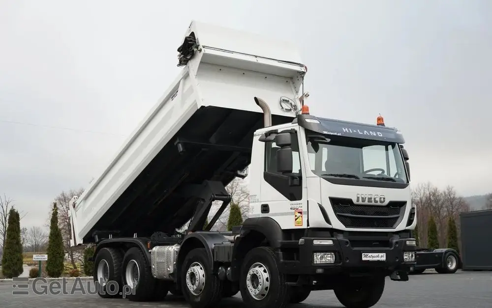IVECO TRAKKER 450 / 8x4 / WYWROTKA / HYDROBURTA / BORDMATIC / EURO 6 / 