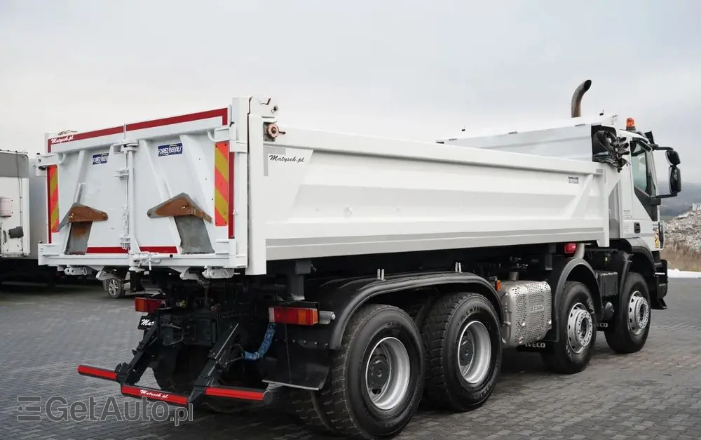 IVECO TRAKKER 450 / 8x4 / WYWROTKA / HYDROBURTA / BORDMATIC / EURO 6 / 