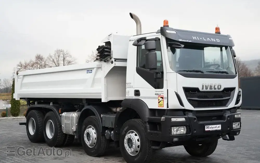 IVECO TRAKKER 450 / 8x4 / WYWROTKA / HYDROBURTA / BORDMATIC / EURO 6 / 