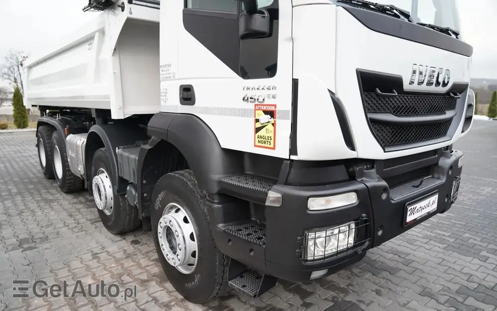 IVECO TRAKKER 450 / 8x4 / WYWROTKA / HYDROBURTA / BORDMATIC / EURO 6 / 