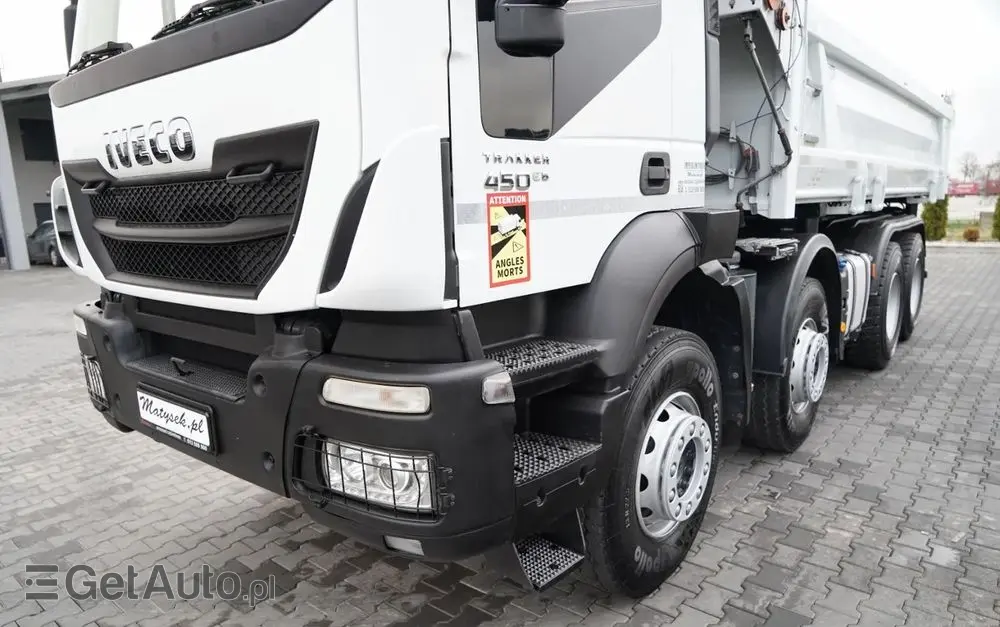 IVECO TRAKKER 450 / 8x4 / WYWROTKA / HYDROBURTA / BORDMATIC / EURO 6 / 