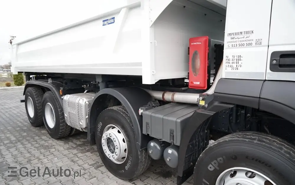 IVECO TRAKKER 450 / 8x4 / WYWROTKA / HYDROBURTA / BORDMATIC / EURO 6 / 