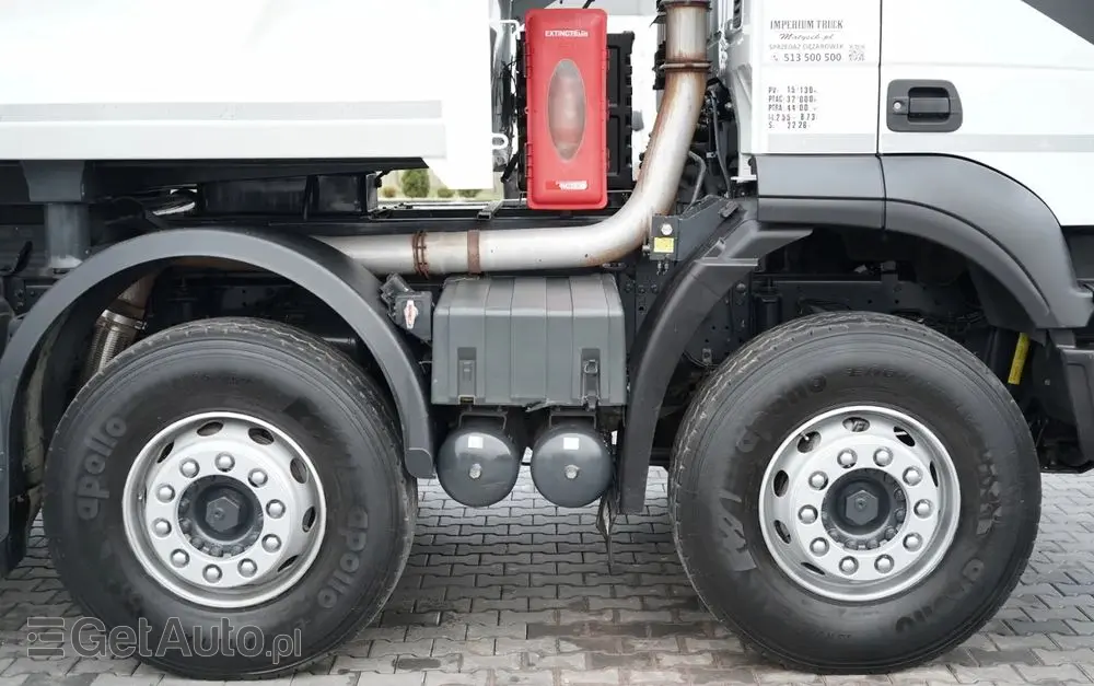 IVECO TRAKKER 450 / 8x4 / WYWROTKA / HYDROBURTA / BORDMATIC / EURO 6 / 