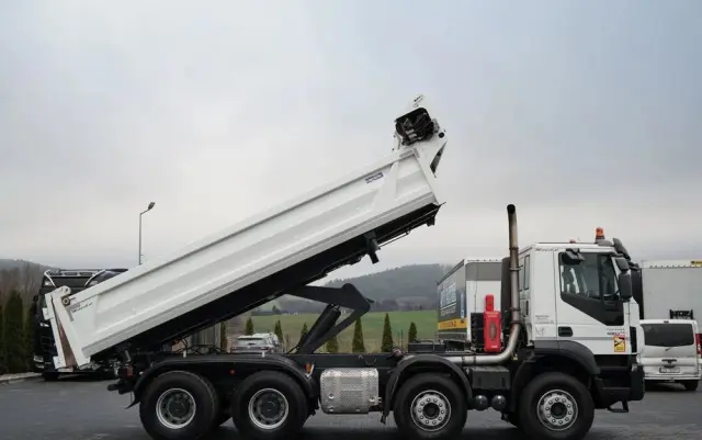 IVECO TRAKKER 450 / 8x4 / WYWROTKA / HYDROBURTA / BORDMATIC / EURO 6 / 