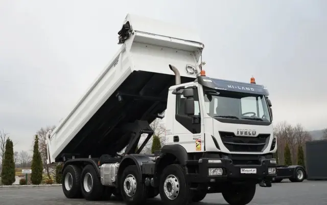 IVECO TRAKKER 450 / 8x4 / WYWROTKA / HYDROBURTA / BORDMATIC / EURO 6 / 