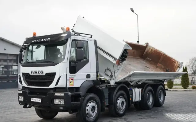 IVECO TRAKKER 450 / 8x4 / WYWROTKA / HYDROBURTA / BORDMATIC / EURO 6 / 