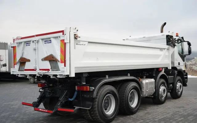 IVECO TRAKKER 450 / 8x4 / WYWROTKA / HYDROBURTA / BORDMATIC / EURO 6 / 