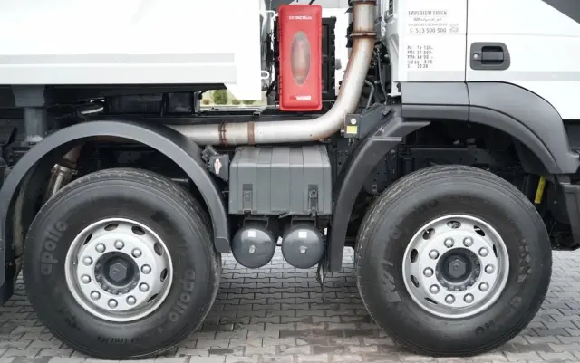 IVECO TRAKKER 450 / 8x4 / WYWROTKA / HYDROBURTA / BORDMATIC / EURO 6 / 