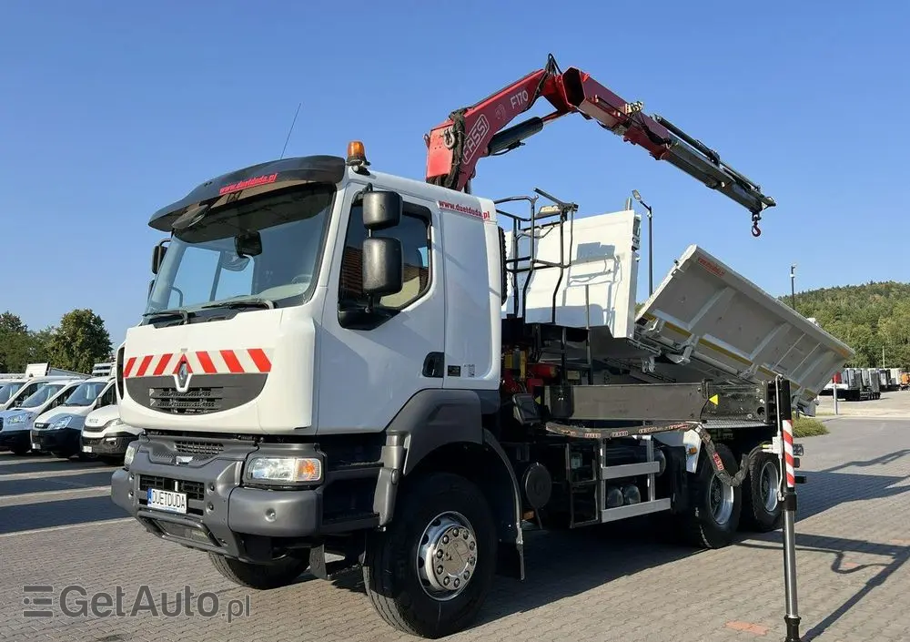 RENAULT Kerax 26.390 6x4 Mocny HDS FASSI F170 Sterowanie Radiowe 