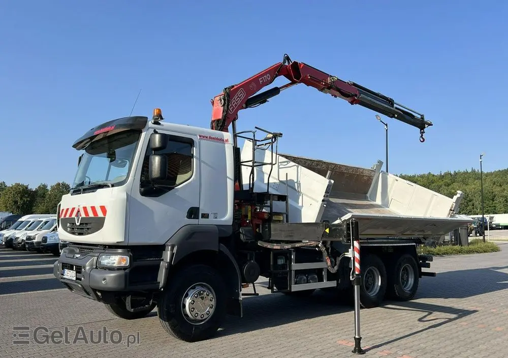 RENAULT Kerax 26.390 6x4 Mocny HDS FASSI F170 Sterowanie Radiowe 