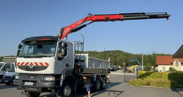 RENAULT Kerax 26.390 6x4 Mocny HDS FASSI F170 Sterowanie Radiowe 