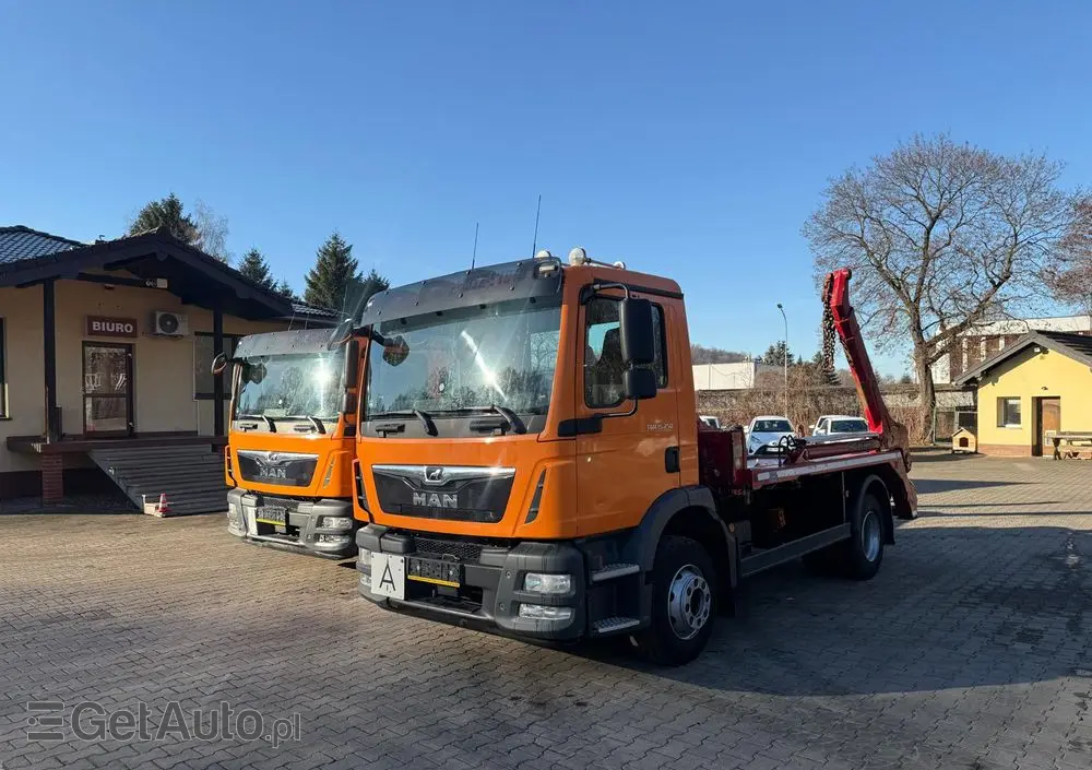 MAN 15.250 TGM bramowiec, MEILLER, pilot, 234 t.km.! 