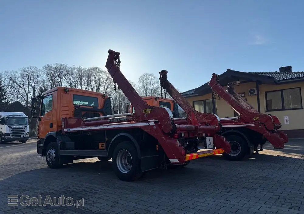 MAN 15.250 TGM bramowiec, MEILLER, pilot, 234 t.km.! 