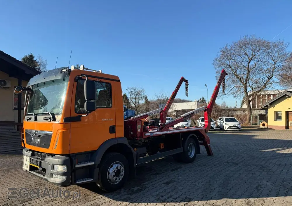 MAN 15.250 TGM bramowiec, MEILLER, pilot, 234 t.km.! 