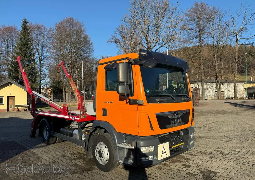 MAN 15.250 TGM bramowiec, MEILLER, pilot, 234 t.km.! 