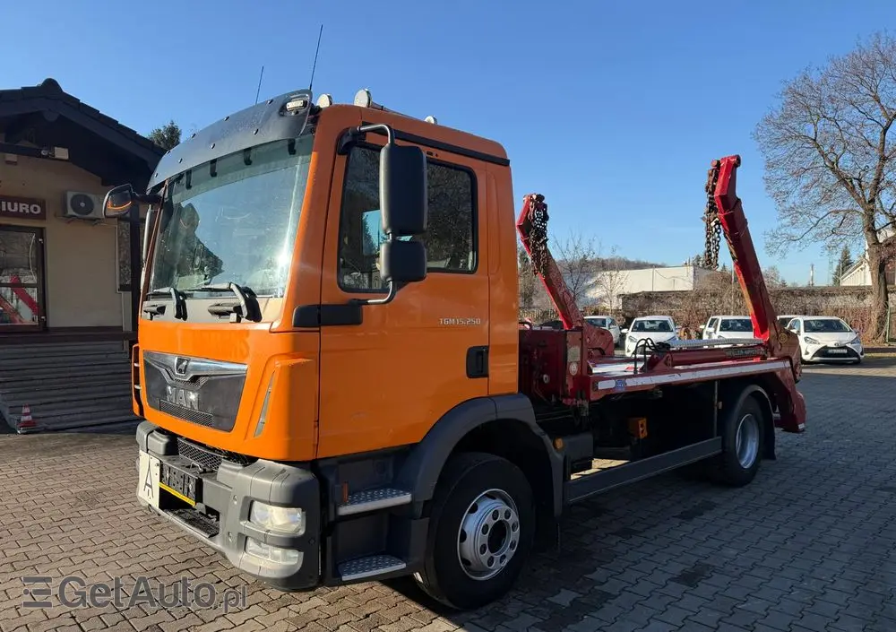 MAN 15.250 TGM bramowiec, MEILLER, pilot, 234 t.km.! 