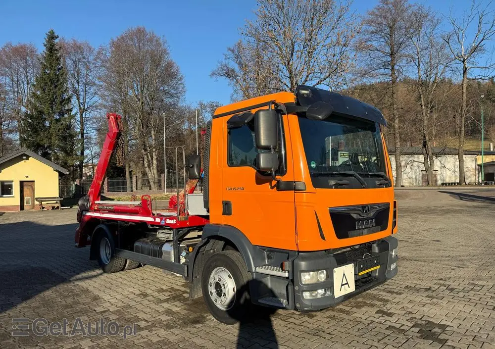 MAN 15.250 TGM bramowiec, MEILLER, pilot, 234 t.km.! 