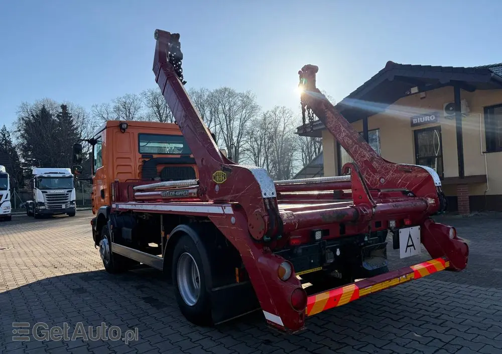 MAN 15.250 TGM bramowiec, MEILLER, pilot, 234 t.km.! 