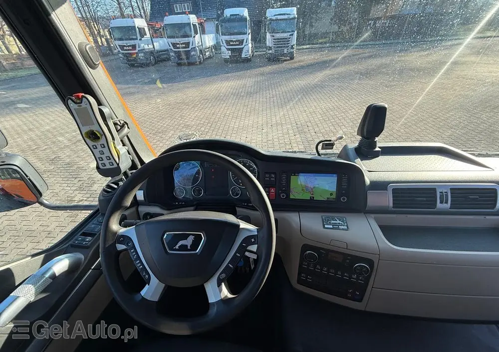 MAN 15.250 TGM bramowiec, MEILLER, pilot, 234 t.km.! 