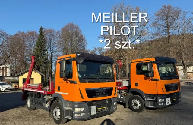 MAN 15.250 TGM bramowiec, MEILLER, pilot, 234 t.km.! 