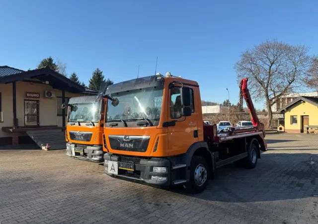 MAN 15.250 TGM bramowiec, MEILLER, pilot, 234 t.km.! 