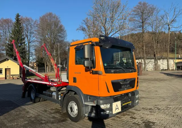 MAN 15.250 TGM bramowiec, MEILLER, pilot, 234 t.km.! 